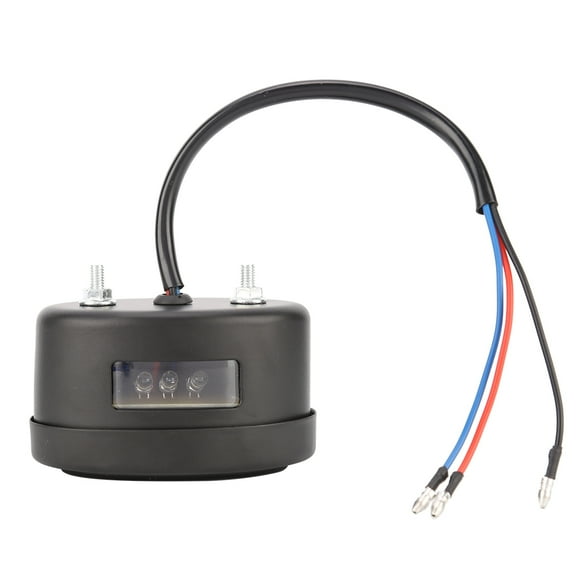 Light Motorcycle Retro LED Rear Tail Light Indicator Stop Brake License Plate Lamp Smoked Lens