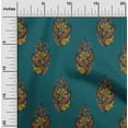 thumbnail image 1 of oneOone Cotton Flex Fabric Leaves & Floral Block Fabric Prints By Yard 40 Inch Wide, 1 of 6