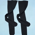 thumbnail image 6 of Wioihee Girls Ballet Tights Socks , Solid Color Footed Dance Tights with Hole Socks , Stretchy Kids Transition Tights for Ballet Class & Performance, 6 of 9