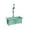 Green, variant on Vintage White Faucet Planter, Rustic Metal Flower Pot for Patio, Yard & Farmhouse Decor