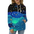 thumbnail image 4 of Starry Night Sky Pattern 3d Sweatshirts Hoodie Fashion Casual Personality Men's Women Street Hoodie Pullovers Long Sleeve Comfortable Top, 4 of 6