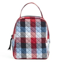 Vera Bradley Women's Recycled Cotton Lunch Bunch Bag Patriotic Plaid