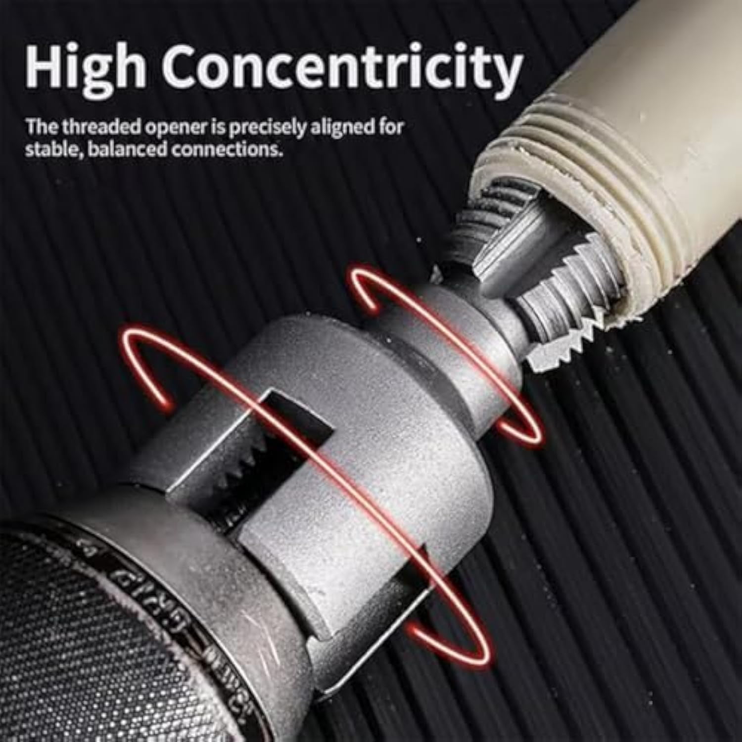 Integrated Internal & External Pipe Threading Tool, Pipe Thread Cutting Tool, Electric Drill Compatible Pipe Threader Kit, Pipes Thread Maker Tooll for Cutting & Pipe (1/2" + 3/4")