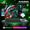 thumbnail image 2 of ASUS ROG Strix G16 16" Gaming Laptop, 1920 x 1200 FHD+ 165Hz Display, 14th Gen Intel 16-Core i7-14650HX, NVIDIA GeForce RTX 5060 8GB GDDR7, RGB Backlit KB, Win11 Home(16GB DDR5 | 1TB SSD), 2 of 5