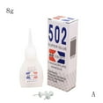 thumbnail image 2 of 502 Super Glue Strong Adhesive Instant Glue for Plastic Wood Metal Leather Repair, 2 of 9