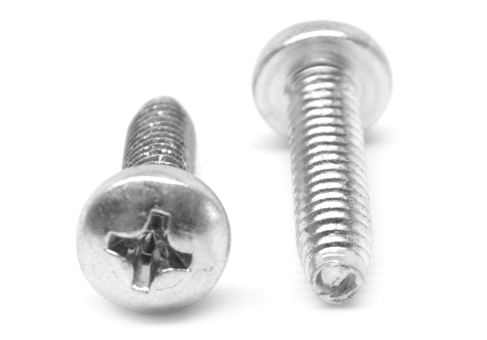 50 12-24x3/4 Phillips Pan Head Machine Screws Zinc #12 x 3/4 Coarse Thread 