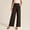 Brown, variant on Babysbule Womens Pants Women's Fashion High Waist Wide Leg Pants Solid Color Versatile Casual Suit Pants