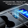thumbnail image 2 of Car Charger USB Hub Fast Charge Cable Adapter Docking Station Center Console, 2 of 8
