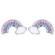 thumbnail image 3 of Nuevos aretes unicornio gato amor corazón arcoíris, accesorios para niños aretes, 8 pares de estilos diferentes TUNC Sencillez, 3 of 5