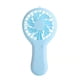 thumbnail image 2 of Ounissouiy Mini ventilador portátil de mano, de carga silenciosa, regalo de oficina para estudiantes, miniventilador de refrigeración bonito Electrodomésticos azul, 2 of 6