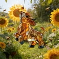 thumbnail image 1 of 2D Flat Cow Catcher Colorful Acrylic Style Window Hanging, 1 of 5