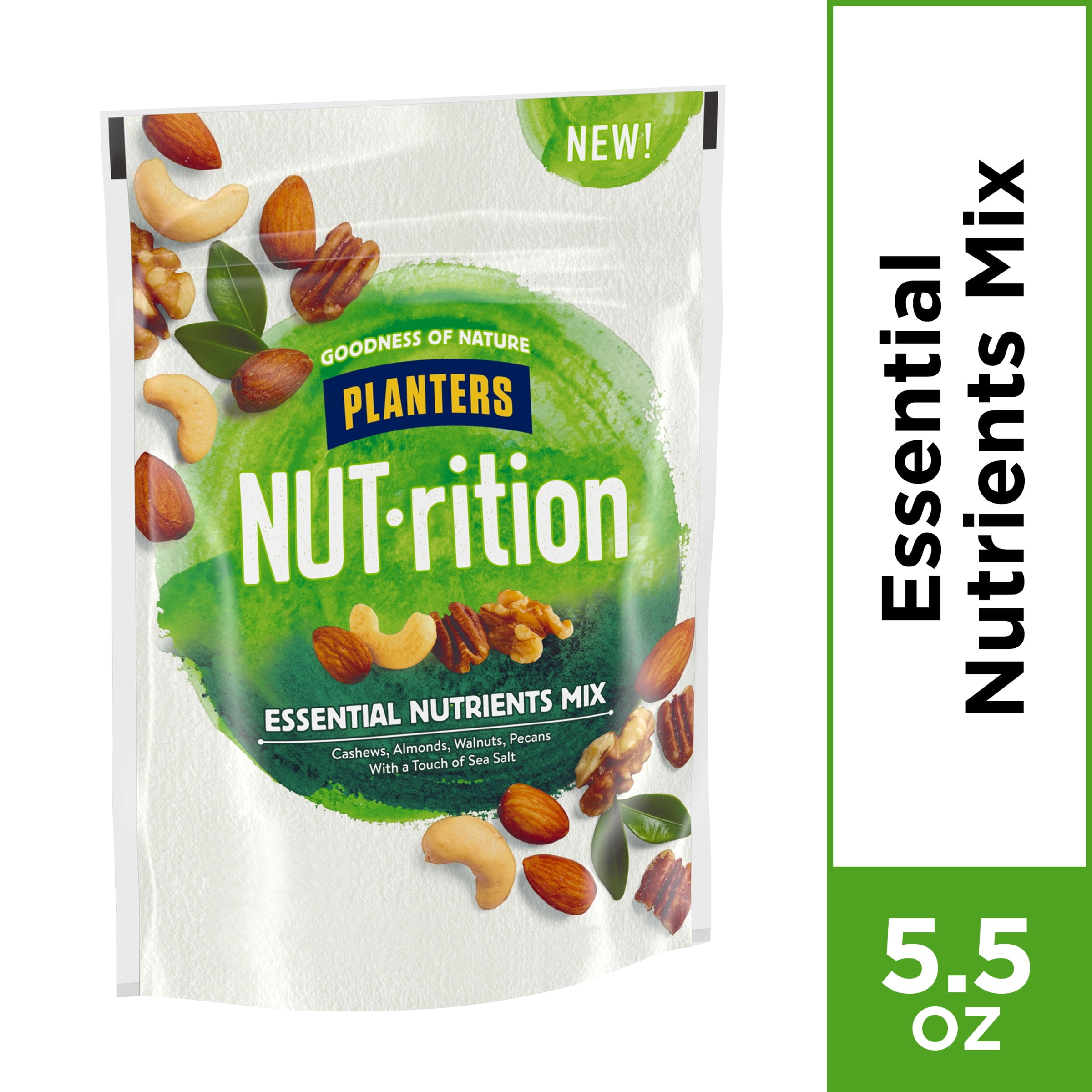 Planters NUTrition Essential Nutrients Trail Mix, 5.5 oz Bag Walmart