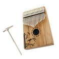 thumbnail image 1 of Yuarrent 17 Key Kalimba Learner Practicando Kalimbas Exquisita música para principiantes Tocando los dedos Piano Pulgar Pianos Instrumento de Accesorios para instrumentos musicales, 1 of 6