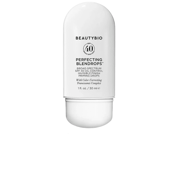 BeautyBio Perfecting Blendrops, SPF 40, Oil Control Finish Priming Drops