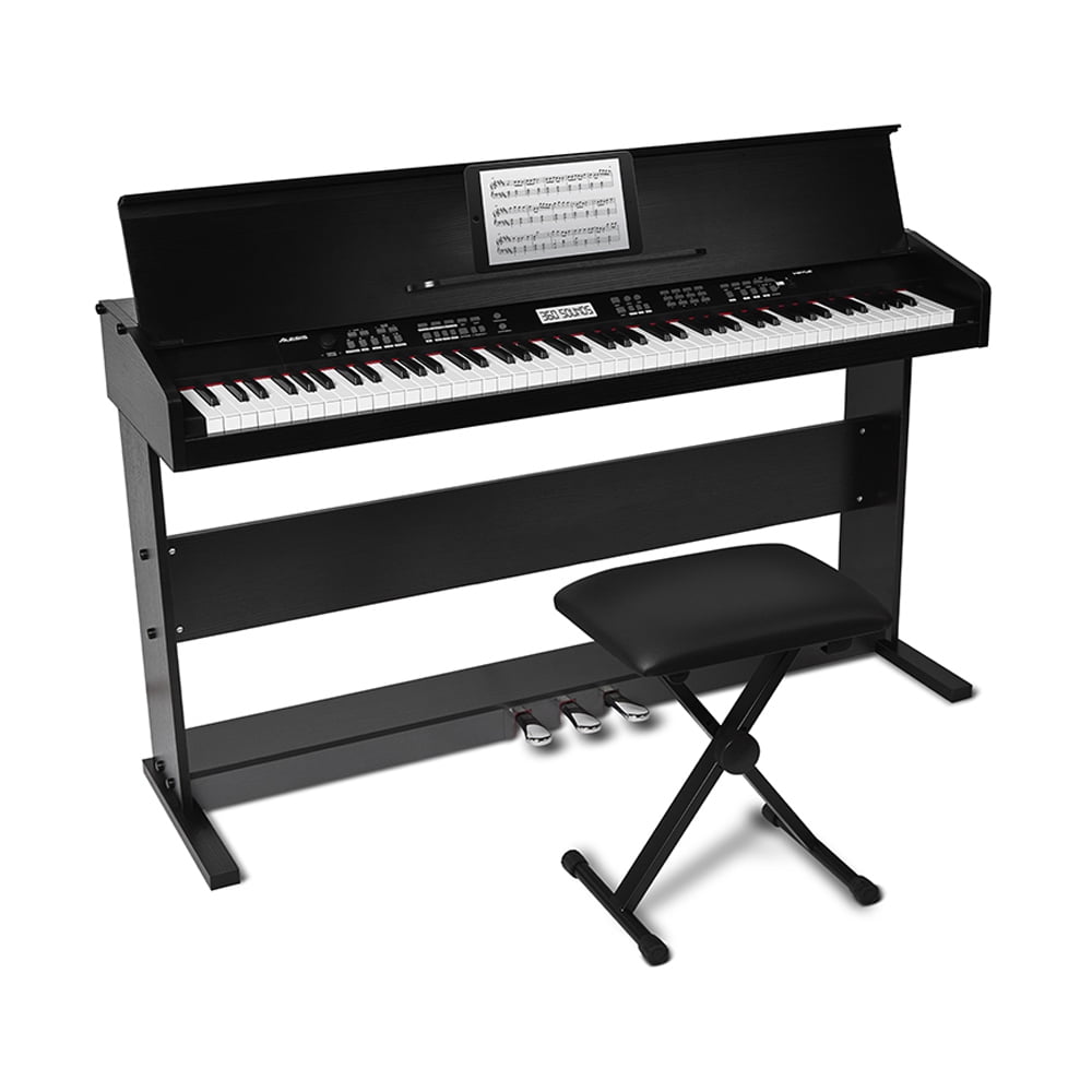 Alesis Virtue 88-Key Digital Piano With Stand and Adjustable Bench