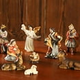 thumbnail image 2 of de de Natividad de Navidad, Niño Jesús, María, , , burro, cordero para decoración navideña Decoración Hugo figuras de la escena de la natividad, 2 of 10