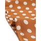 thumbnail image 5 of INSPIRAR CHIC Conjunto de Pijamas de Mujer de Manga Corta con Cuello Notch y Botones, Puntos de Polka, Grande, Marrón, 5 of 5