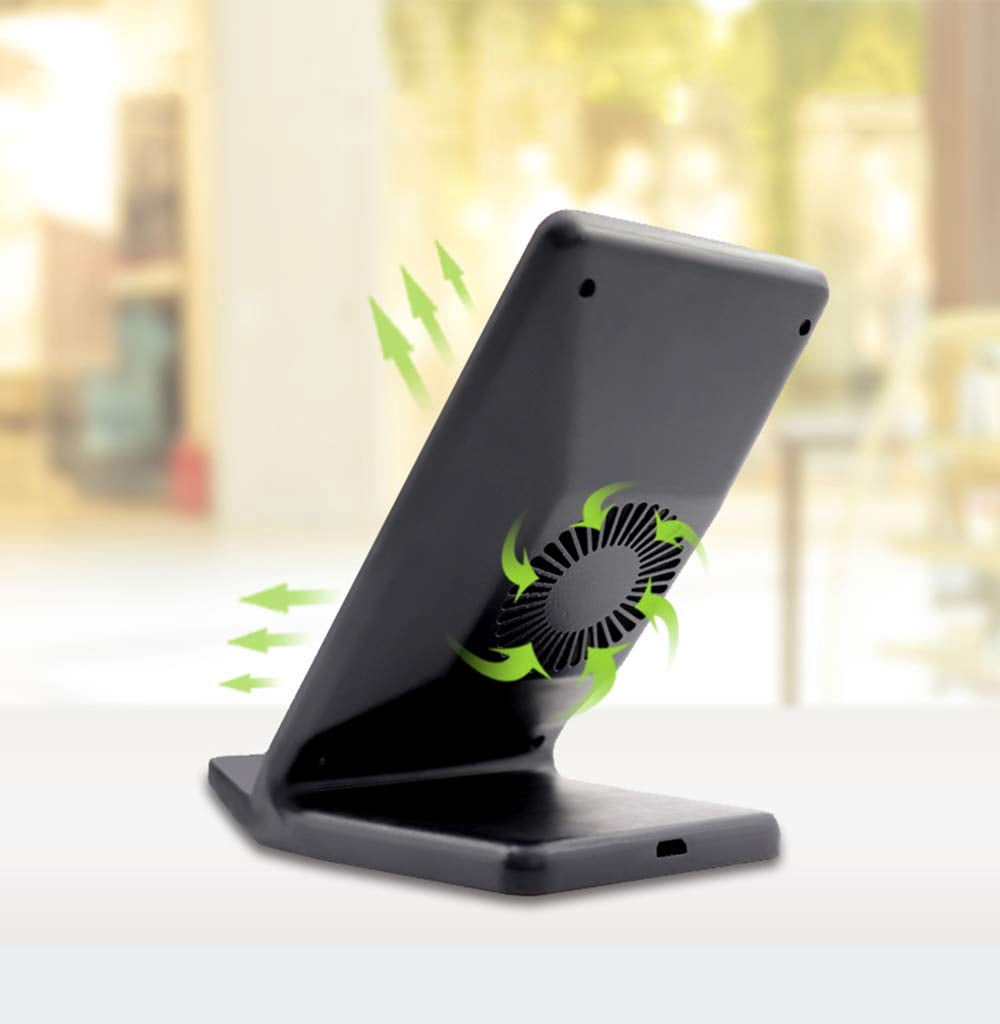 Wireless Charger Compatible With iPhone 16e/17e - 10W Fast Stand Detachable 2-Coils Charging Pad