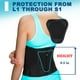thumbnail image 3 of Faja lumbar AVESTON para aliviar el dolor lumbar. Cinturón de 6 costillas con almohadilla lumbar para hombres y mujeres. Ortopédica, ligera, delgada, rígida y ajustable. Hernia de disco. Circunferenci, 3 of 5