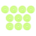 thumbnail image 3 of 10x conos planos redondos Discos de piso flexibles y duraderos Marcadores de puntos de entrenamiento antideslizantes Verde Cola Marcadores de punto de conos planos, 3 of 8