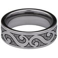 thumbnail image 4 of Maori Tungsten Carbide Ring, 4 of 9