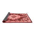 thumbnail image 2 of Ahgly Company Indoor Round Medallion Red Traditional Area Rugs, 3' Round, 2 of 4