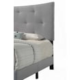 thumbnail image 7 of The Venacha Gray Fabric Queen Bed Has a Luxurious Headboard and Modern Low-Profile Footboard, 7 of 7