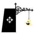 thumbnail image 3 of Ghost Bookshelf Lantern，Library Mini Bookshelf Lamp, Little Cute Lantern-Decorative Library Hanging Resin Lighting, Miniature Halloween Vintage Patchwork Reading Book LED Nightlight, 3 of 9