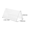 thumbnail image 3 of 10pcs Acrylic Stands Blank Acrylic Signs Drop Resistant Place Cards Signs, 3 of 8