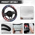 thumbnail image 4 of Uorisanigo American Flag Fuzzy Steering Wheel Cover for Women Classic 15 Inch Steering Wheel Cover for Winter Easy to Install Car Steering Wheel Protector Replacement Car Accessories 2025, 4 of 8