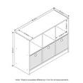 thumbnail image 3 of Furinno 99940CWN-DBR Bibliothèque de Base 3 x 2 avec Bacs - Noyer Columbia et Brun Foncé, 3 of 5