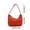 F, variant on Sling Bag, Soft Nylon Large Capacity Shoulder Bag Solid Color Crossbody Bags for Women, Water Repellent Crescent Bag Multi Way Carry for Daily Commute Shopping Strolling Outdoor