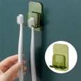 thumbnail image 1 of Kitchen Utensil Set Toothbrush Holder Gargle Cup Holder Multi Function Wall Storage Hook Self Adhesive Power Plug Socket Holder Drill Holder Wall Mounted Toothbrush Holder Set For Bathroom, 1 of 9