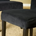 thumbnail image 4 of Edgerton Black Velvet Dining Chair, 4 of 5