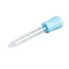 5ml Small Silicone Plastic Pipette Dropper Feeding Liquid Eye Ear Pipette Dropper Lab Experiment Supplies blue 12cm