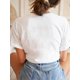 thumbnail image 2 of Retro-Inspired "LOS ANGELES CALIFORNIA" Graphic Tee for Women - Casual Round Neck, Short Sleeve, Polyester, Machine Washable, with Patriotic American Flag & Stars Design, 2 of 6