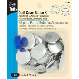 24 Sets Silver and Copper Jean Buttons, Replacement Kit with Buttons & Fasteners in Clear Plastic Storage Box for Denims, Jeans, and Jackets Repair