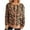 Khaki, variant on Women's Zebra Print Cardigan Sweater Full Zip Up Knit Jacket Casual Loose Fit Long Sleeve Fall Winter Outwear Trendy Animal Pattern Top Soft Comfy Fabric