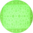 thumbnail image 1 of Ahgly Company Indoor Round Persian Green Traditional Area Rugs, 8' Round, 1 of 1