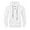 White, variant on Men's Hoodies Men's Pullover Casual Sports Loose Trend Long Sleeve Hooded Sweatshirt Man