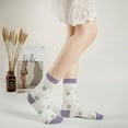 thumbnail image 2 of YooGuoGuo Womens Ankle Cute Socks Cotton Thin Breathable Casual Socks for Women Novelty Funny Flower Dress Socks 5 Pack, 2 of 7