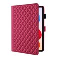 thumbnail image 2 of for Xiaomi Redmi Pad 2 Pro 12.1/Poco Pad M1 12.1 Inch 2025 Case, Rhombus Pattern Multiple Viewing Angles Stand Slim Folio Cover (Red), 2 of 6