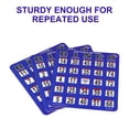 thumbnail image 6 of GSE Games & Sports Expert 10-Pack Blue Jumbo Shutter Bingo Cards, Finger-Tip Slide Bingo Game Cards with Easy-Read Large Numbers & Sliding Windows, 6 of 9