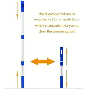 FACEGA Pool Pole,Multi-Purpose Bathroom Cleaning Supplies with Locking System,Aluminium Alloy Telescoping Pole for Easy Use