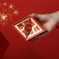 thumbnail image 5 of Happy Birthday Surprise Jumping Box Valentine's Day Party Decorations Red Envelope Gift Box Anniversary Pop-Up Explosion Gift Box Creative Bounce Box DIY Folding Paper Box Surprise Gift Box F-20 BOX, 5 of 8