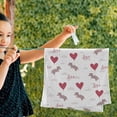 thumbnail image 2 of Coolnut Cute Dachshund Balloon Bath Hand Towels 2 PCS, 28.3"x 14.4" Ultra Soft and Highly Absorbent for Valentines Day Decorative Fingertip Face Towel for Home, Bathroom, Kitchen, 2 of 4