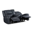 thumbnail image 4 of Roundhill Furniture Cozura 3-Piece Leather Power Recling Living Room Set, 4 of 17
