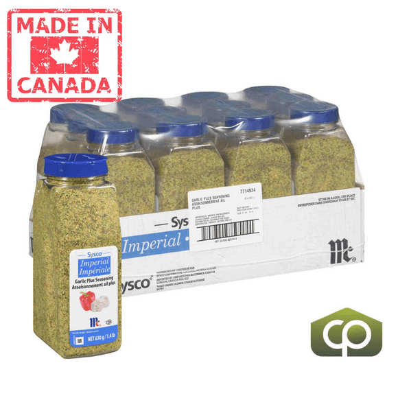 McCormick Imperial Spice Blend Garlic Plus 630g (1.39 lbs) (12/Case)
