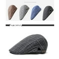 thumbnail image 6 of Men Casual Gatsby Ivy Hat Outdoors Golf Driving Flat Beret Cabbie Driver Newsboy Cap, 6 of 6