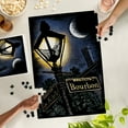thumbnail image 4 of Lantern Press 1000 Piece Jigsaw Puzzle, New Orleans, Louisiana, Bourbon Street Lamppost, Scratchboard, 4 of 5